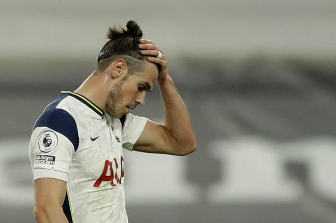Gareth Bale, en un partido con el Tottenham.