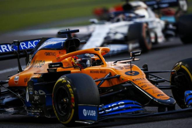 Carlos Sainz, conduciendo su McLaren de 2020 (Foto: C. S.)