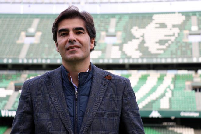 Ángel Haro, presidente del Betis (foto: Kiko Hurtado).