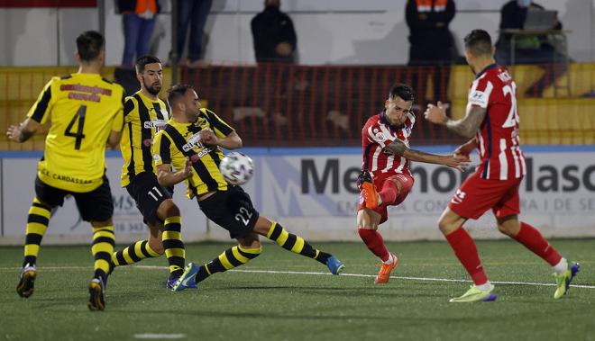 Ricard marcó un golazo con la zurda ante el Cardassar (Foto: ATM).