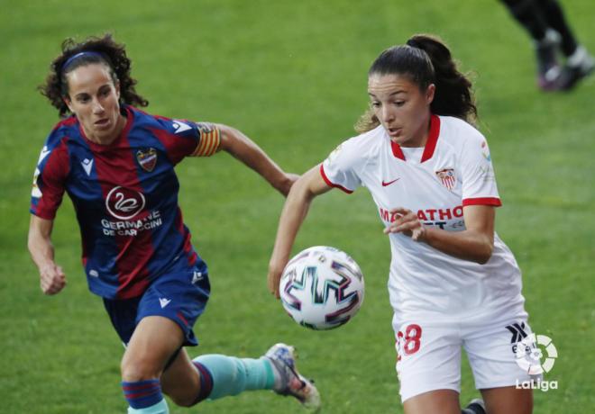 El Levante UD Femenino cae por la mínima ante el Sevilla FC en el Jesús Navas. (Foto: Levante UD)