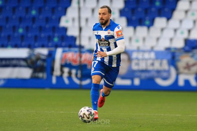 Héctor Hernández, lateral izquierdo del Deportivo (Foto: RCD).