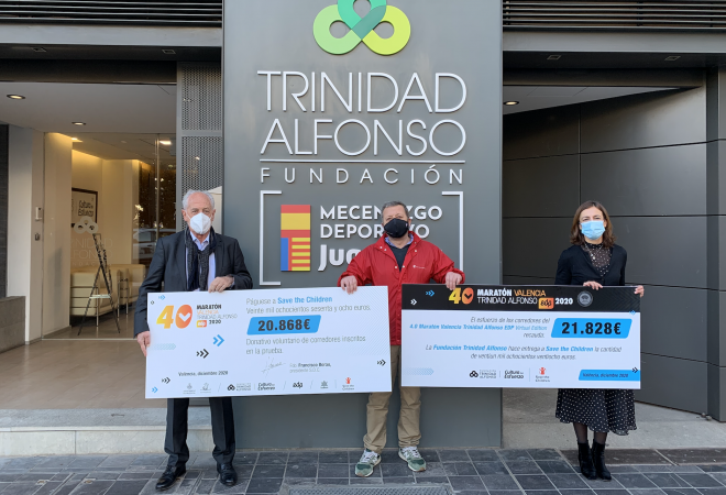 La Fundación Trinidad Alfonso refuerza la donación solidaria a Save the Children