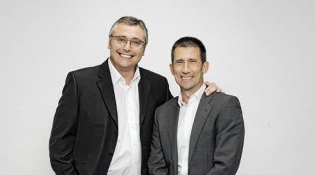 Michael Robinson y Carlos Martínez.