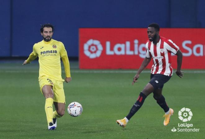 Williams, durante un lance del partido ante el Villarreal (Foto: LaLiga).