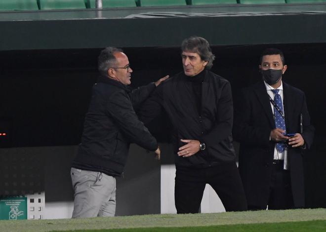 Álvaro Cervera y Manuel Pellegrini (foto: Kiko Hurtado).