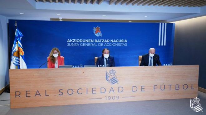 Junta de Accionistas de la Real Sociedad en 2020 (Foto: Real Sociedad).