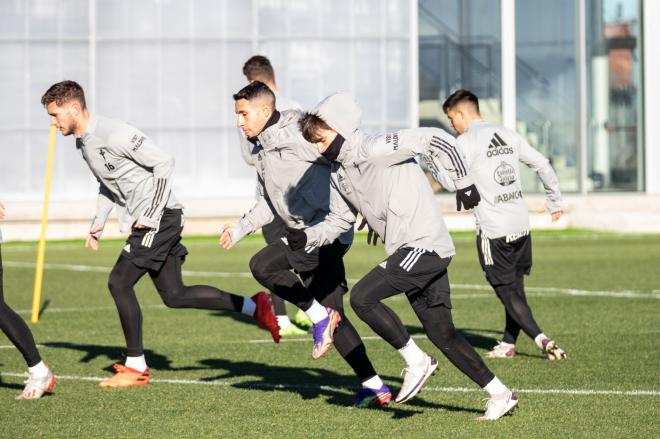 Entrenamiento en la ciudad deportiva (Foto: RC Celta).