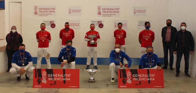Castell de Castells, campeón de la Copa Generalitat