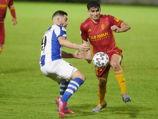 Antonio Sola en el partido de Copa (Foto: Tino Gil/RZ).