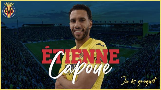 El anuncio del fichaje de Capoue por el Villarreal CF.