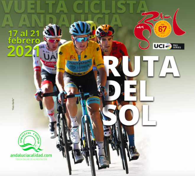 El cartel de la Vuelta a Andalucía 2021.