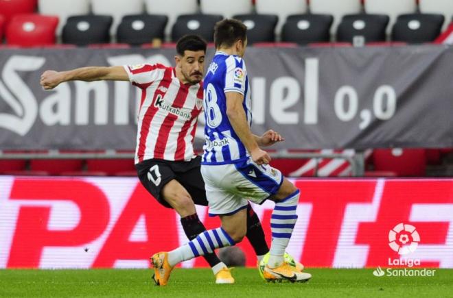 Yuri, durante el Athletic-Real Sociedad (Foto: LaLiga).