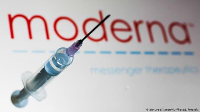 Las vacunas de Moderna se están administrando en España.