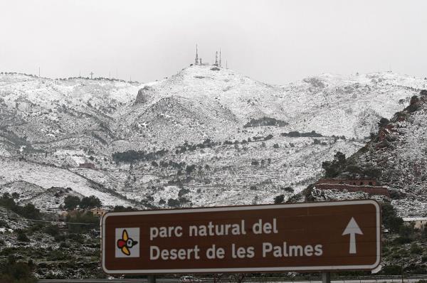 Emergencia nivel 0 por nevadas en Castellón y 5 carreteras afectadas por el temporal (Foto: EFE)