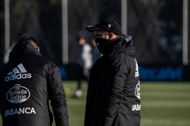 Coudet en el entrenamiento (Foto: RC Celta).