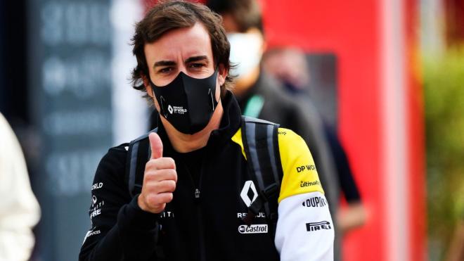 Fernando Alonso, piloto español de Renault.