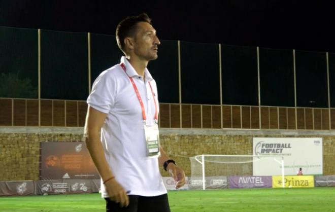 Raúl Casany, entrenador de la Peña Deportiva (Foto: RFEF).