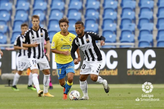 Gus Ledes, durante el UD Las Palmas-Castellón (Foto: LaLiga).