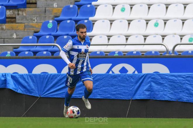 José Alonso Lara, extremo del Deportivo (Foto: RCD).