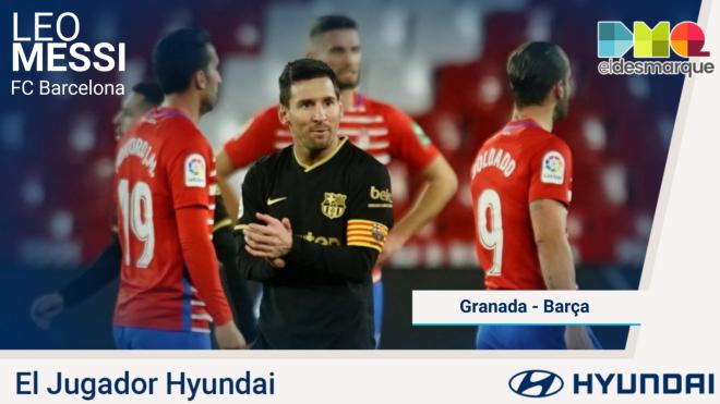 Leo Messi, Hyundai del Granada-Barcelona.