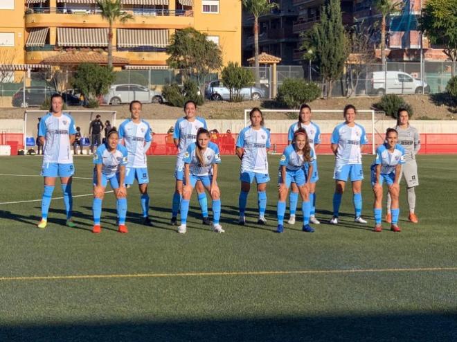 Formación del Málaga CF Femenino en Cártama (Foto: Málaga CF).