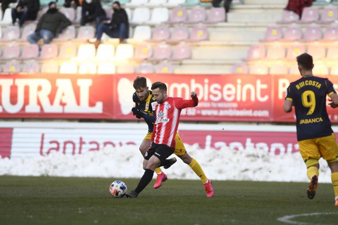 Lance del partido entre el Zamora y el Deportivo (Foto: RCD).