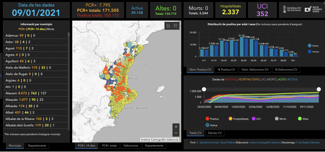 Mapa coronavirus hoy