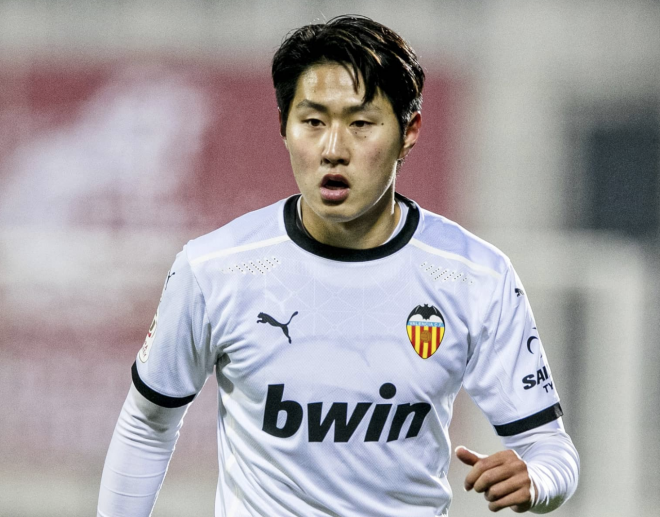Kang In Lee no es un habitual en el once titular (Foto: Valencia CF)