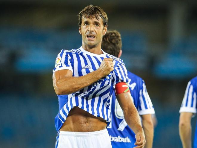 Xabi Prieto, con la Real Sociedad.