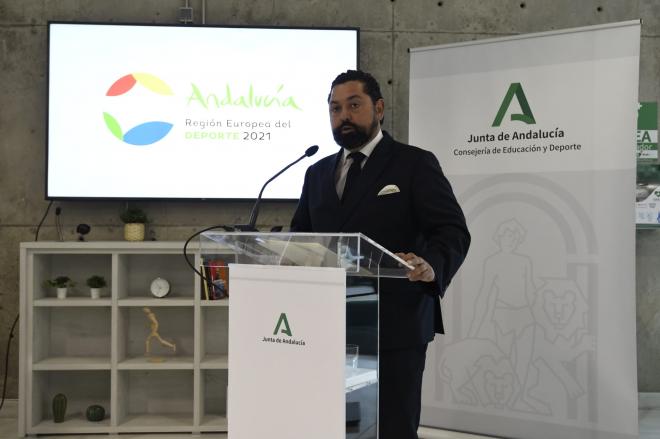 José Mª Arrabal, secretario andaluz para el deporte (Foto: Kiko Hurtado).