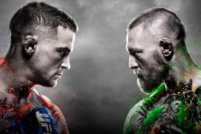 Cartel que promociona la pelea entre Dustin Poirier y Conor McGregor (Foto: UFC)