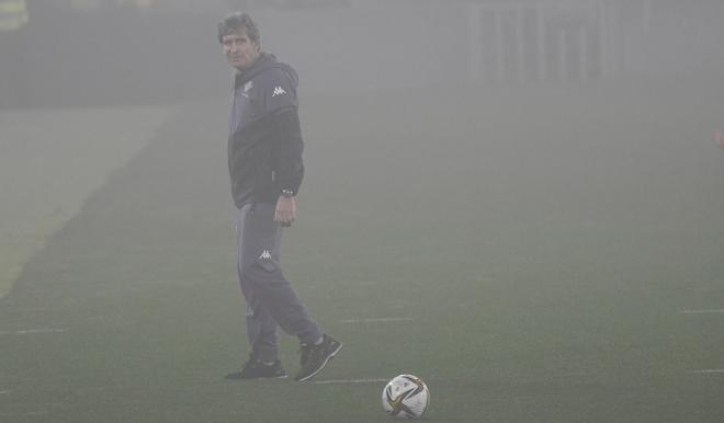 Manuel Pellegrini, en Copa (Foto: Kiko Hurtado).