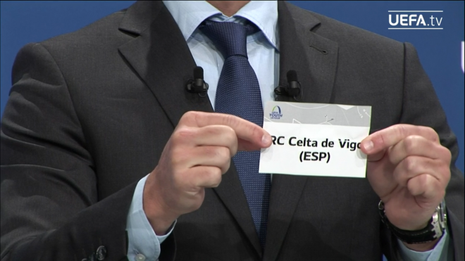Papeleta del Celta de Vigo (Foto: UEFA).
