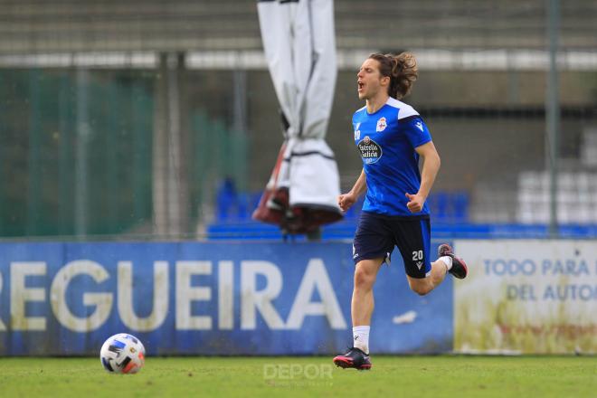 keko Gontán, futbolista del Deportivo (Foto: RCD).