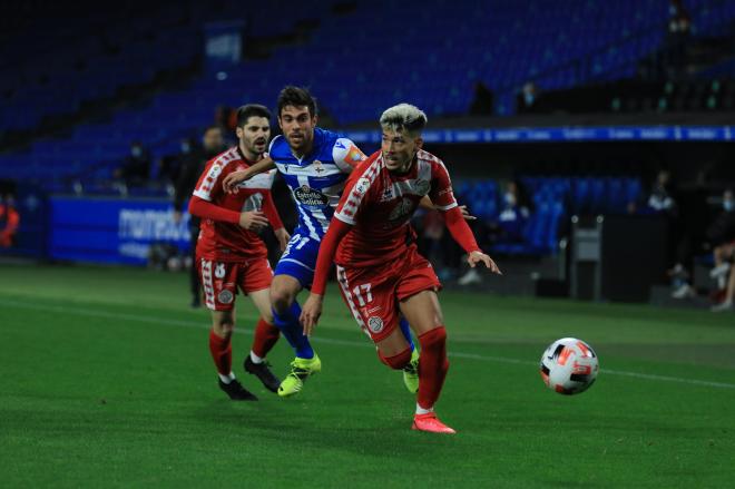 Lance del encuentro entre el Deportivo y el Unionistas en Riazor (Foto: RCD).