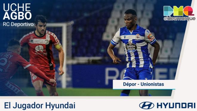 Uche Agbo, Jugador Hyundai del Dépoor-Unionistas.