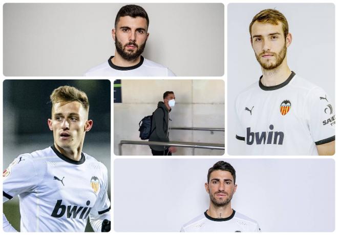 Las cinco nuevas fichas del Valencia CF para el primer equipo.