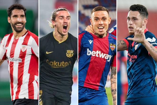 Athletic, Barcelona, Levante y Sevilla estarán en semifinales de la Copa del Rey.