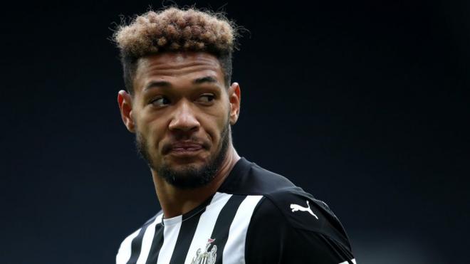 Joelinton, en un partido con el Newcastle.