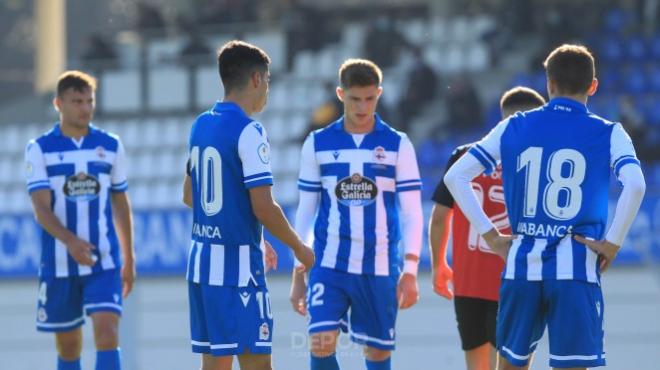 Imagen de un partido del Fabril en Abegondo (Foto: RCD).