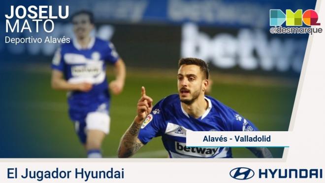 Joselu, Hyundai del Alavés-Valladolid.