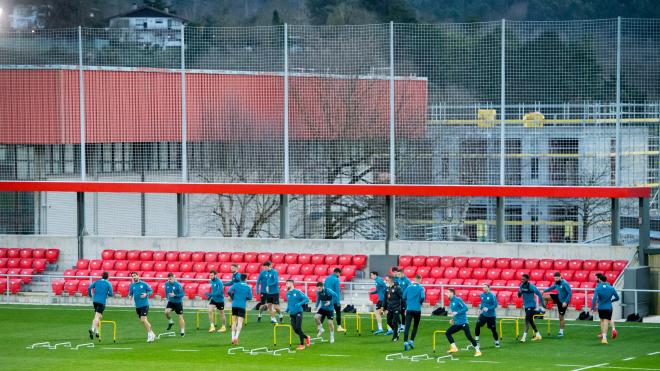 Entrenamiento del Athletic en Lezama (Foto: Athletic Club)