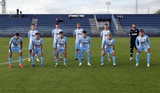 Un once del Malagueño esta temporada (Foto: Málaga CF).