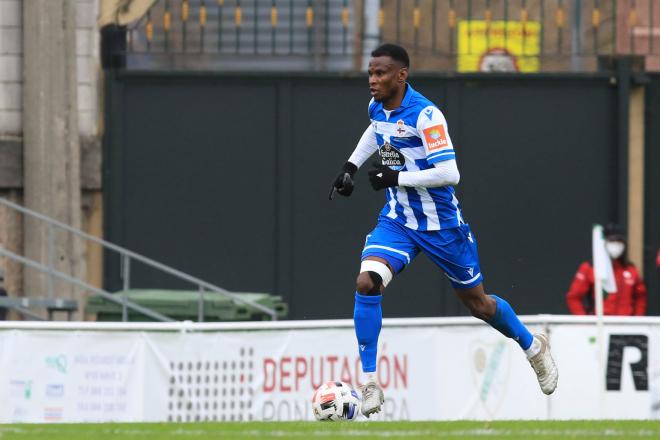 Uche Agbo, centrocampista del Deportivo (Foto: RCD).