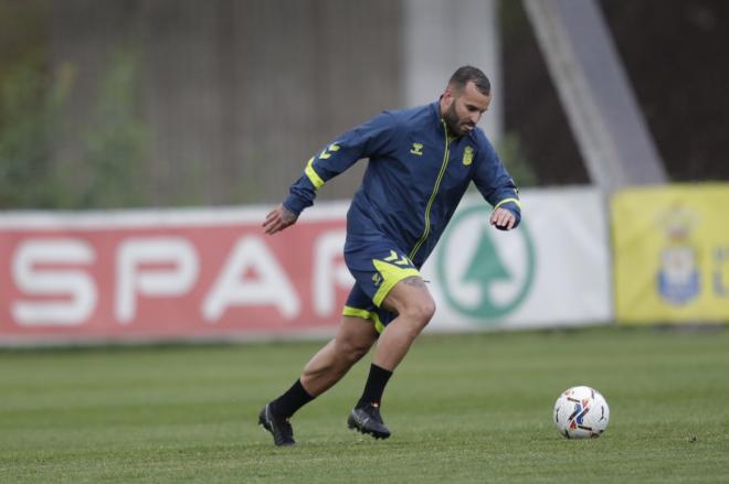 Jesé Rodríguez, en un entrenamiento con Las Palmas (Foto: UDLP).