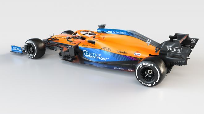 El monoplaza de McLaren para la temporada 2021 (Foto: McLaren)