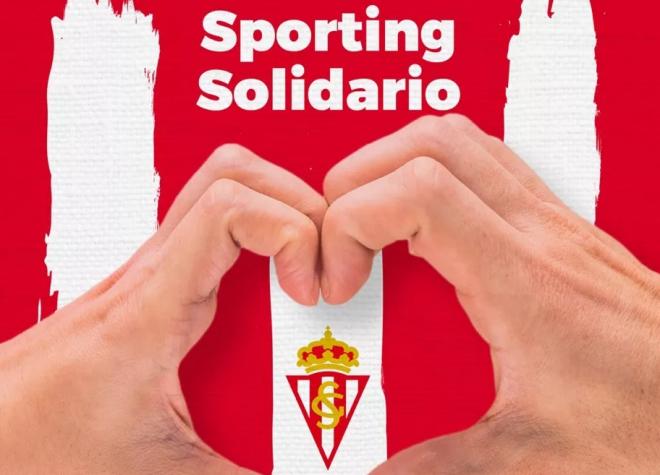 Cartel de la iniciativa Sporting Solidario de UNIPES (Foto: UNIPES)