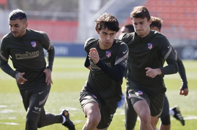 Entrenamiento de Joao Félix con el Atlético (FOTO: @Atleti).