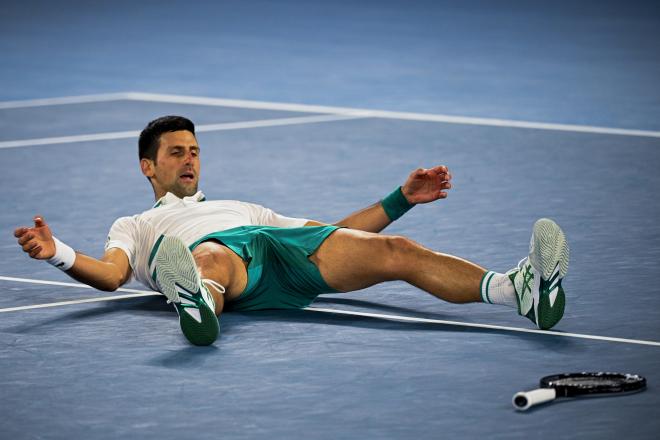 Djokovic celebra el Open de Australia (Foto: EFE).